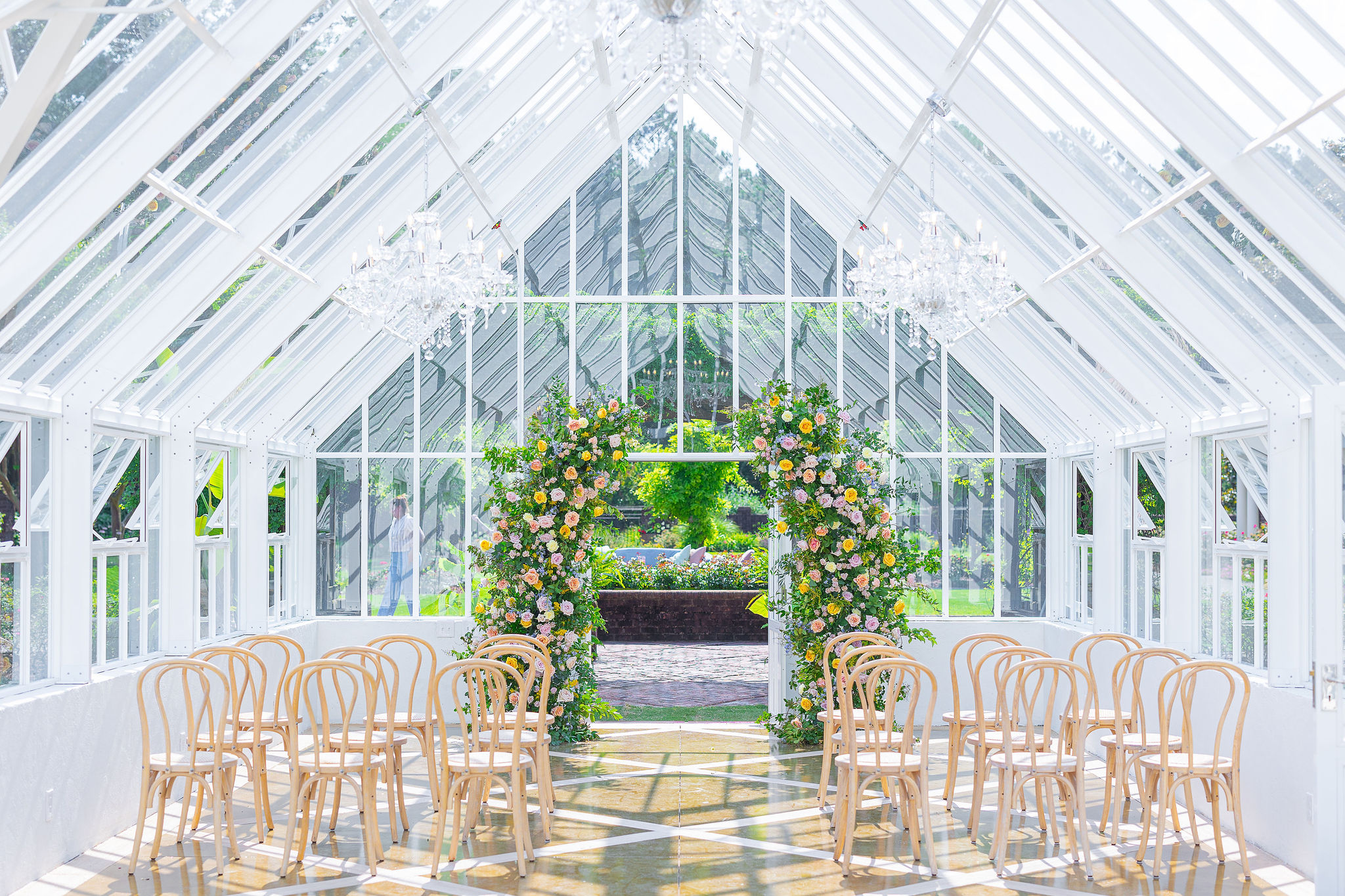 Indoor Outdoor Wedding venue details