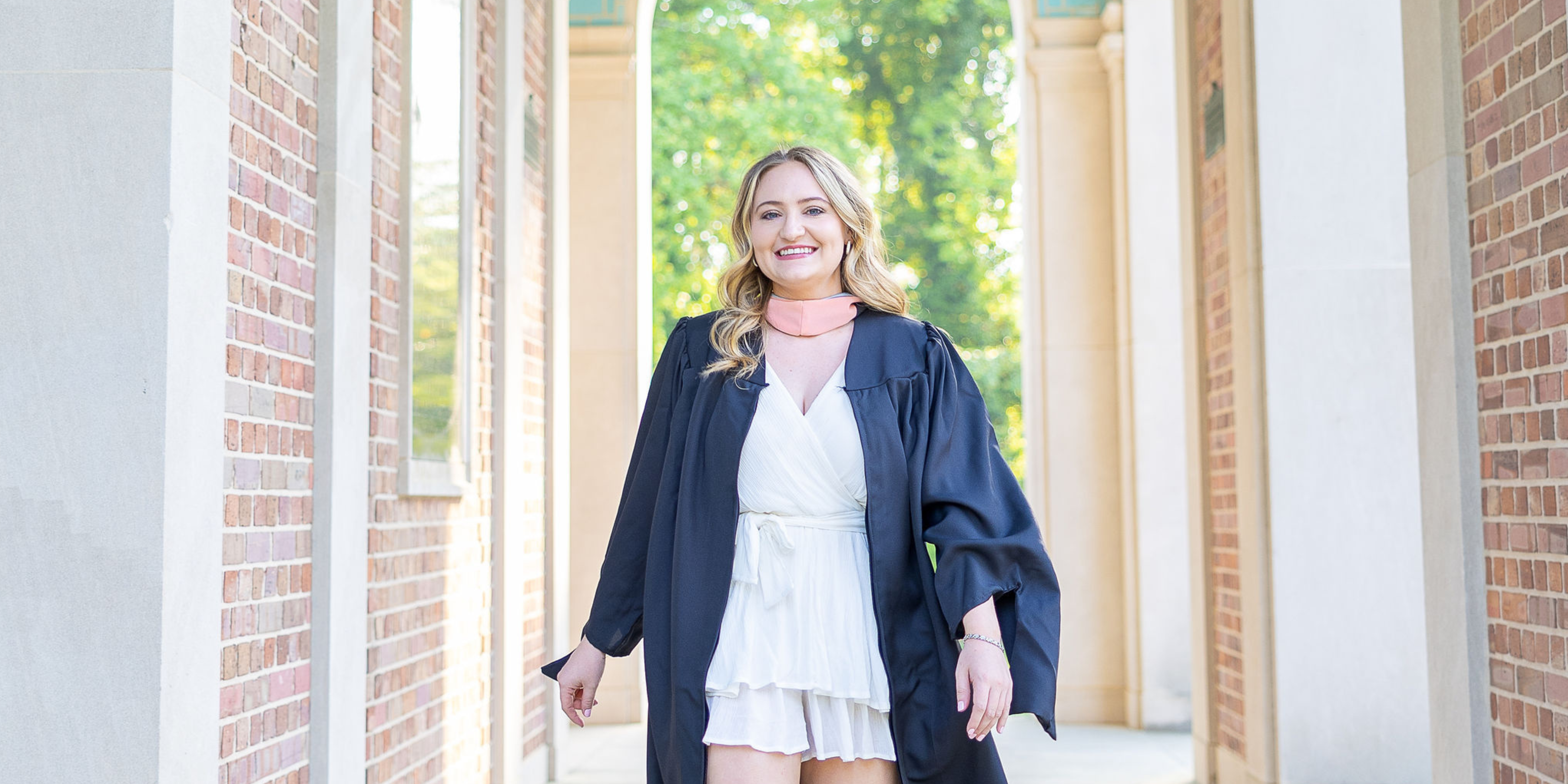 Girl Grad at Chapel Hill Tower