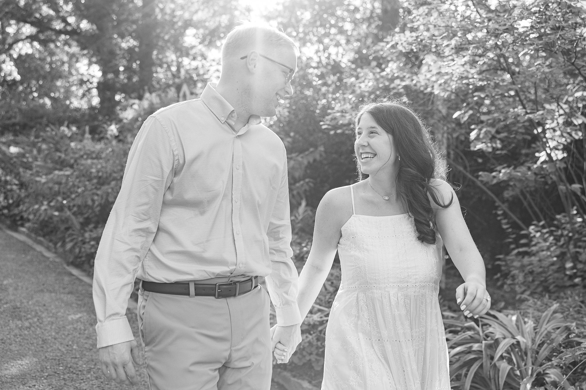 Black & White Engagement Photography