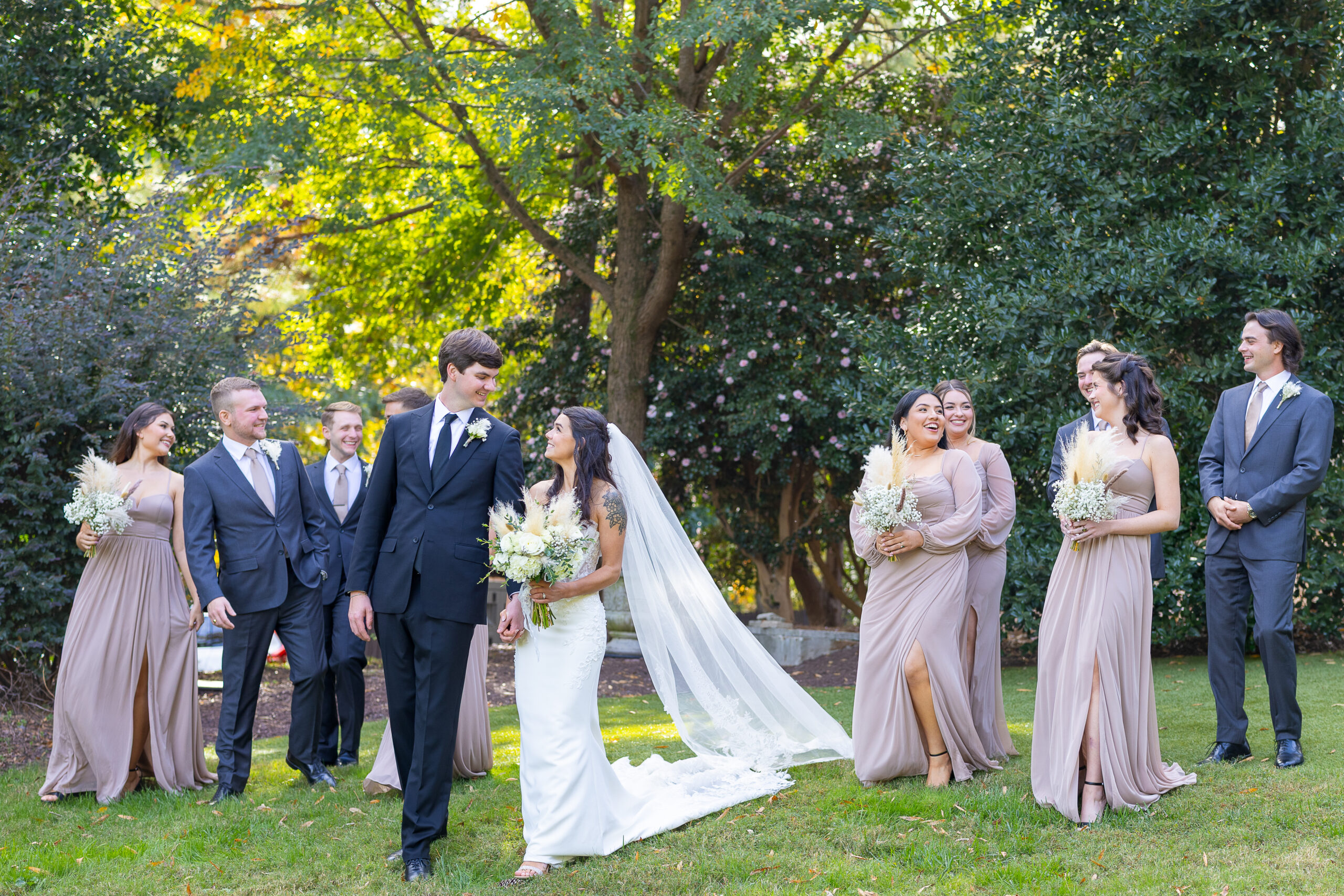Bride & Groom Walking