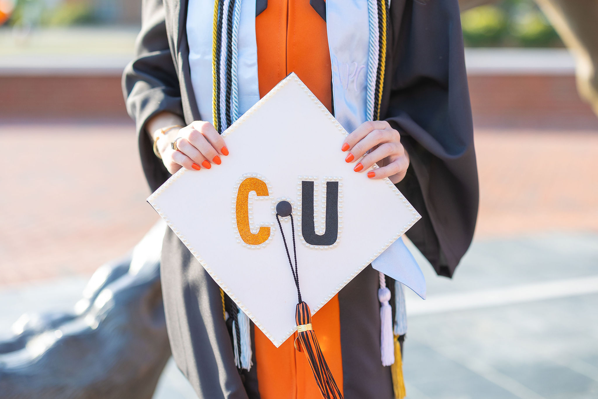 Campbell University Graduation Custom Cap