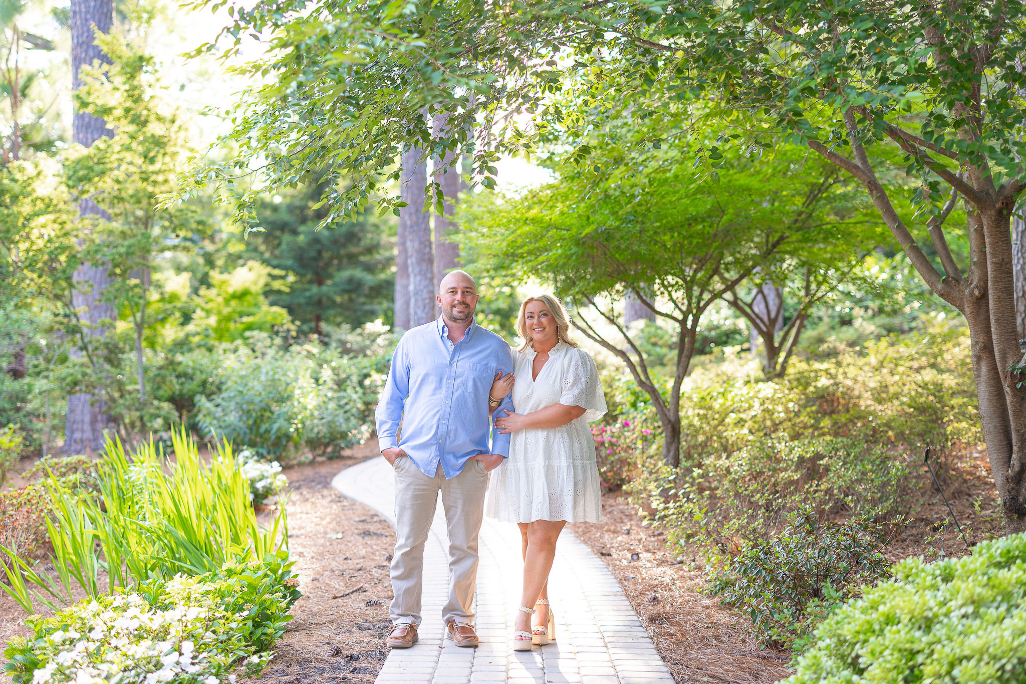 Couple in the garden